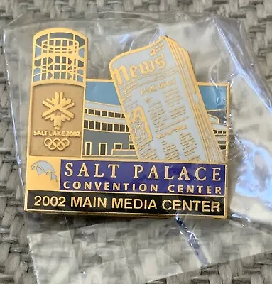 Salt Lake 2002 Olympics Salt Palace Olympic Media Center Pin/pins! • $15.95