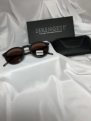Serengeti Sunglasses Raffaele 8837 Black Mossy Oak Polarized Drivers Brown • $175