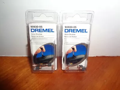 4 Genuine Dremel Motor Power Tool Brushes #90930-05 2 Pair Factory Sealed • $14.95