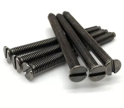 £2.79 • Buy M3.5 X 40MM BLACK NICKEL ELECTRICAL SOCKET SCREWS PLUG OUTLET ELECTRICAL SCREW
