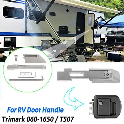 Stainless Door Handle Latch Repair Kit For RV Trimark 060-1650/T507 060-1625 US • $22.99