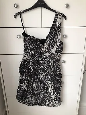 Ladies One Shoulder H&M Dress Size 12 NWT FREE POSTAGE RRP £39 • £14.99