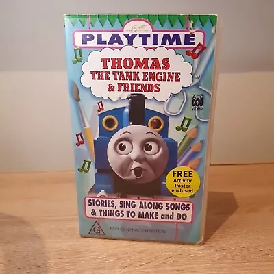 Thomas The Tank Engine VHS Tape. Stories Sing Along Songs & Things To Make & Do • $20