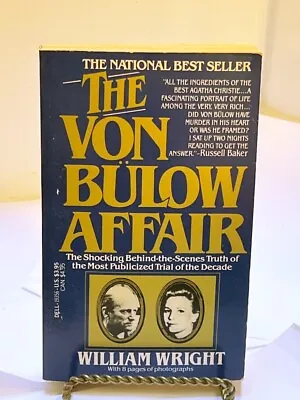 THE VON BULOW AFFAIR By WILLIAM WRIGHT 1983  PAPERBACK NOVEL • $4