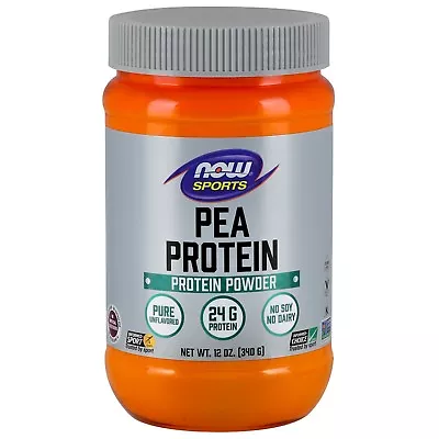 NOW Foods Pea Protein Pure Unflavored 12 Oz Powder • $11.99