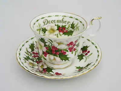 $19.99 • Buy Royal Albert - Flower Of The Month - Christmas Rose - December - Cup & Saucer