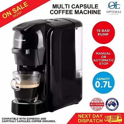 Espresso Coffee Maker Machine Automatic Nespresso & Caffitaly Pod Compatible NEW • $194.81