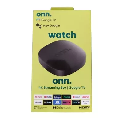 ONN Android Tv UHD Streaming Device 4K Resolution Tv Streaming Wi Fi  • $35