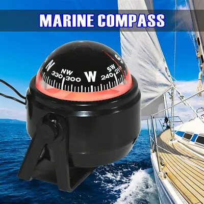 Pivoting Marine Sea Compass LED Light Bracket Boat Fishing Navigation Yacht  • £9.38