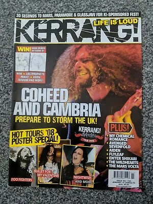 COHEED / CAMBRIA / MY CHEMICAL ROMANCE	Kerrang	No.	1193	January	19	2008 • £5