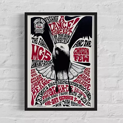 MC5  Seagull  1966 First 'Grande Ballroom' Concert Poster AOR-3.135 13 X18  • $39.66