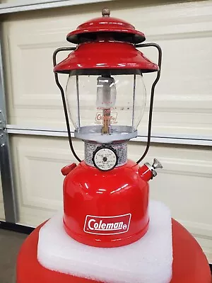 Coleman 200a Lantern 11-77 Pyrex Globe Works Nice! • $69