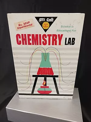 Vintage  Skil Craft   #505P Experimental World Of Science Chemistry Lab Cabinet • $16