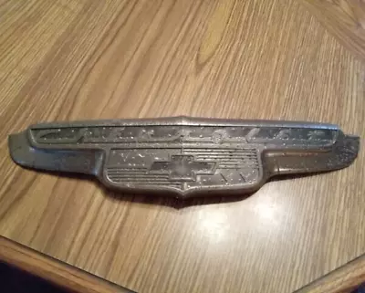$59.95 • Buy Vintage 1952 Chevy Styleline Deluxe Hood Emblem 52 Chevrolet