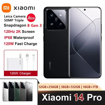 Xiaomi 14 Pro Snapdragon 8 Gen 3 50MP Leica Triple Camera 120W Charge 120Hz 1TB • $1327.97