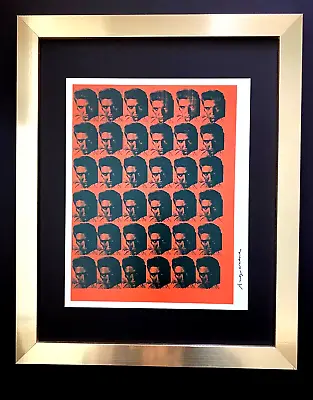Andy Warhol |   Elvis Presley   Signed Vintage Print  Framed • $149