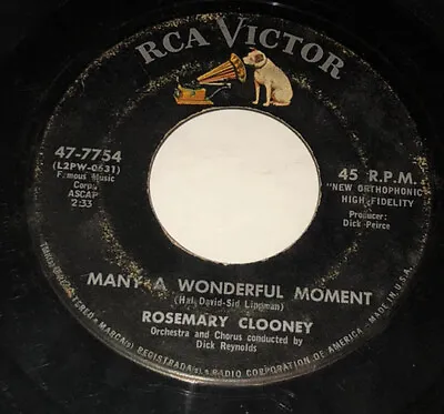 Rosemary Clooney Many A Wonderful Moment / Vaya Vaya 45 RPM 231C02 • $5.51