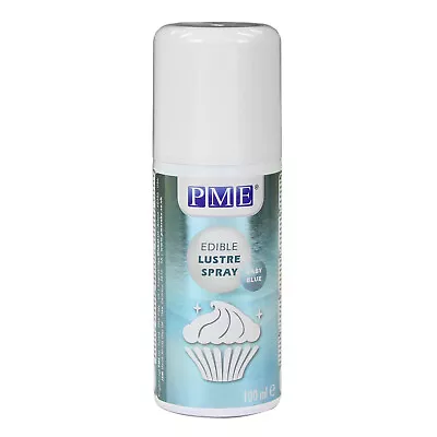 PME 100ml BABY BLUE Edible Lustre Spray Food Fondant Icing Colouring Cup Cake • £7.99