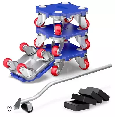 Furniture Dolly Set Of 4 Interlocking Units For Moving Heavy Items • $14.99