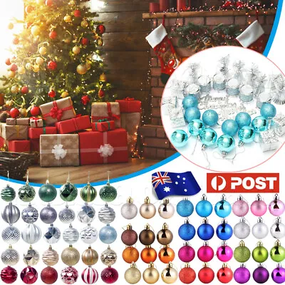 8/16X Christmas Tree Balls Baubles Decoration Xmas Party Hanging Ornament Home • $13.79
