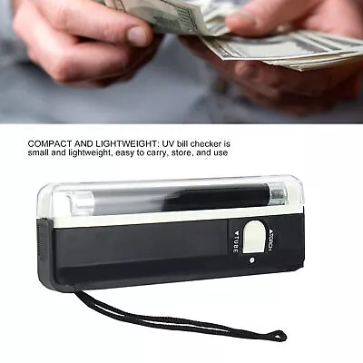 UV Money Checker Light Bill Tester Handheld Counterfeit Detector Equipment US • $10.68