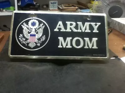 License Plate Tag Novelty Army Mom Military Rustic Vintage USA • $8.25