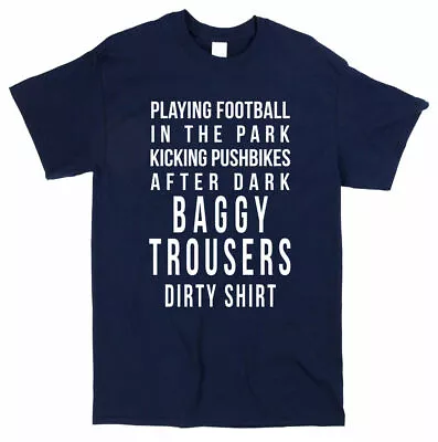 £11.49 • Buy Madness Baggy Trousers Lyrics T-shirt - Retro 80s Classic Song Music Tee
