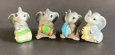 Lot Of 4 VTG Miniature Bone China Elephants Playing Instruments Made In Japan • $13.99