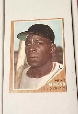 ~1962 T.c.g. Topps (#28)~ Minnie Minoso~ Nice Condition  • $18.62