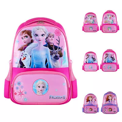 Elsa Anna Princess Shoulder Backpack School Rucksack Kids Girls Travel Lunch Bag • $29.18