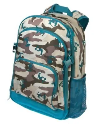 GYMBOREE CAMOUFLAGE SURF BACKPACK W/ Clips NWT • $10