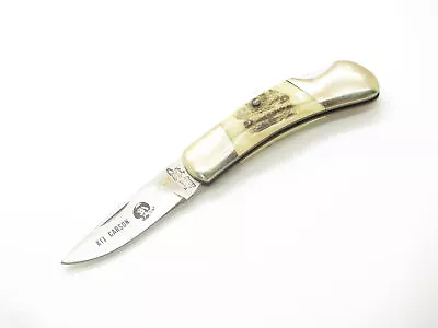 Vtg 1980s Frost Kit Carson Seizo Imai Seki Japan 2.25  Stag Lockback Mini Knife • $49.95