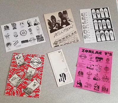 Zorlac Metallica 1986 - 88 Skateboard Brochure Ad Order Form Lot Pushead Rare!!! • $99.95