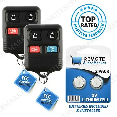 Replacement For Ford 2005-2007 Five Hundred 1999-2014 Mustang Remote Key Fob (2) • $6.95