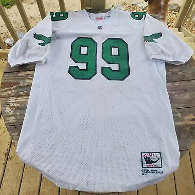 1991 Philadelphia Eagles Jerome Brown Jersey Mens Size 52 Mitchell & Ness  • $79.99