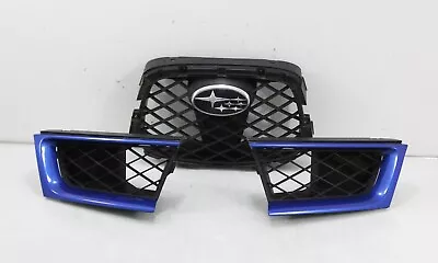 $159.99 • Buy JDM Subaru Impreza GDB Hawkeye FRONT Grille Grill WRX 06-07 MESH 3piece BLUE