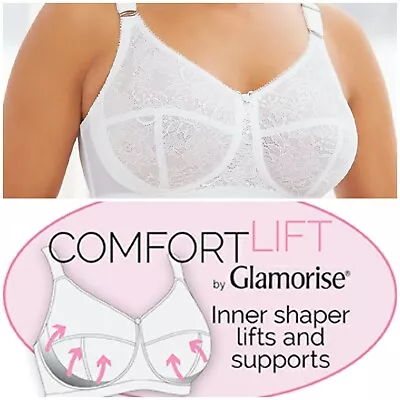 Visit QUALITY-MADE USA Glamorise Store ~CLICK HERE NOW~ All New Sealed White Bra • $21.95