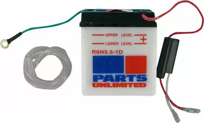 Parts Unlimited 6V Conventional Battery R6N5.5-1D • $14.95