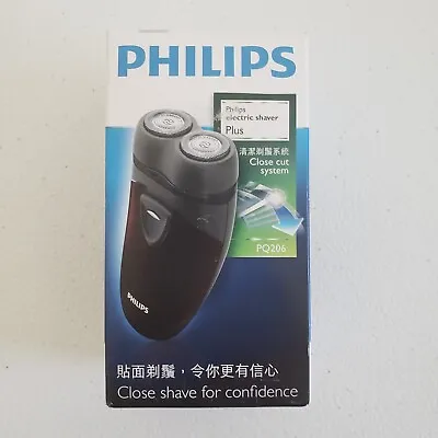 Philips Mens Electric Shaver Plus PQ206-Close Cut System-Self-Sharpening Blades • $48.86