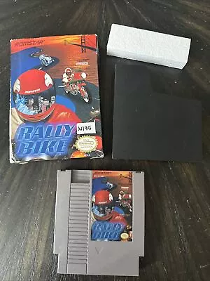 Nintendo NES Game Rally Bike Box & Game Only No Manual  • $33