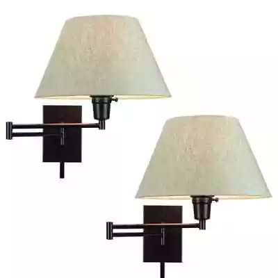 Kira Home Cambridge 13  Swing Arm Wall Lamp - Plug In/Wall Mount Multi-color Opt • $34.16