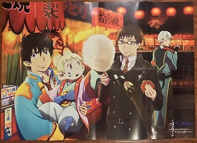 Double Sided Anime Poster: Blue Exorcist Magi The Labyrinth Of Magic • $39.99