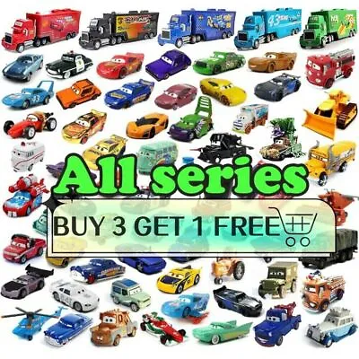 £6.99 • Buy Disney Pixar Cars Lot Lightning McQueen Truck 1:55 Diecast Car Queen  Toy Car