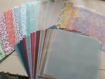 Vellum Sheets 12x12 102 Pieces Prints And Solids Colorbok And More • $49