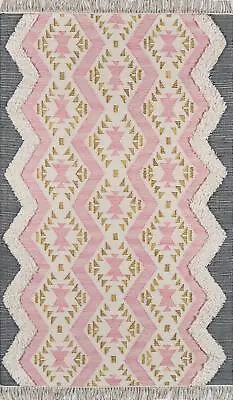By Momeni Rugs Indio 100% Wool Hand Made Contemporary Area Rug 2' X 3' Pink... • $37.91