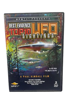 Best Evidence: Top 10 UFO Sightings (DVD 2-Disc 2013) U1128 Rare  OOP  UFO TV • $19.99