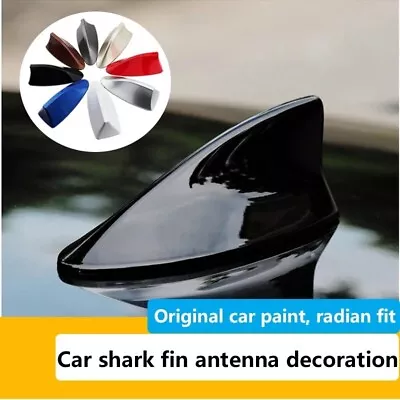 Universal Car Roof Aerial Radio AM/FM Signal Shark Fin Antenna Ariel Arial ABS • $12.99