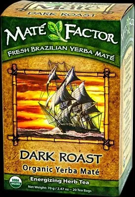 The Mate Factor Dark Roast Tea 20 Tea Bag • $11.56