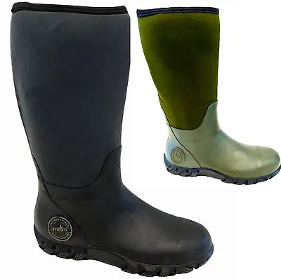 Mens Mucker Wellies Rubber Wellingtons Festival Rain Boots Garden Size Uk • £27.99