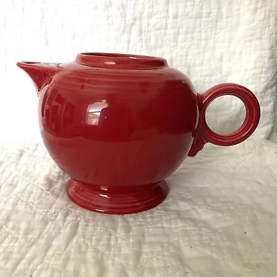 Vintage Fiesta-Ware Homer Laughlin Tea Pot No Lid RED Made In USA • $14.80